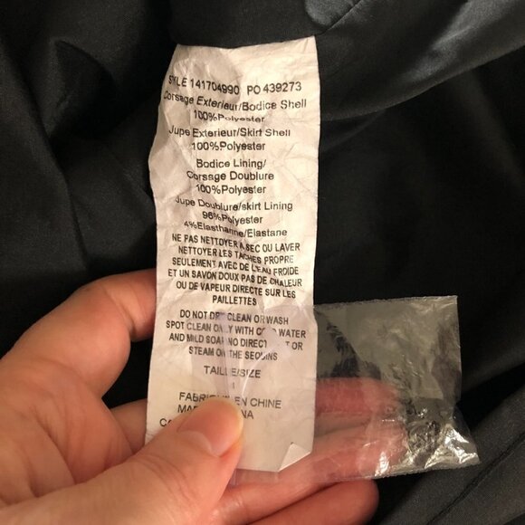 Aidan Mattox Blouson Sequin Skirt Dress size 4 - Picture 7 of 7